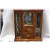 Image 1 : MINIATURE DISPLAY CABINET JEWELLRY BOX WITH CONTENTS
