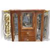Image 2 : MINIATURE DISPLAY CABINET JEWELLRY BOX WITH CONTENTS