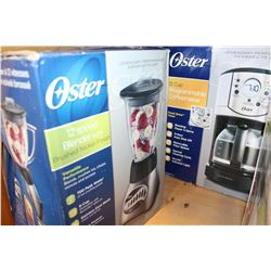 OSTER BLENDER AND TWO COFFEE MAKERS