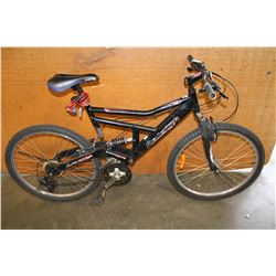 BLACK AND ORANGE CCM BIKE