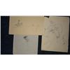 Image 1 : 3 Will James original pencil and pen/ink drawings, all un-signed, un-framed, asstd. sizes,