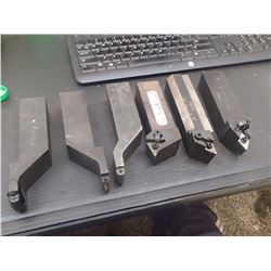 Misc 1.5  x 1.5  Indexable Lathe Tool Holders, 6 Total