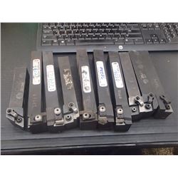 Misc 1" x 1.5" Indexable Lathe Tool Holders, 10 Total