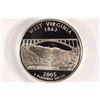 Image 2 : 2005-S WEST VIRGINIA QUARTER PCGS PR70 DCAM