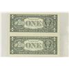 Image 2 : 2-2003-A $1 FRN'S LOW CONSECUTIVE SERIAL 'S UNC