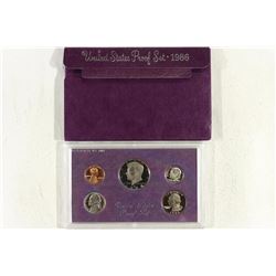 1986 US PROOF SET (WITH BOX)