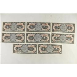 8-1967 MEXICO CRISP UNC PESOS