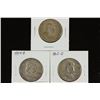 Image 1 : 1951-S, 54-D & 63-D FRANKLIN HALF DOLLARS