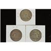 Image 2 : 1951-S, 54-D & 63-D FRANKLIN HALF DOLLARS