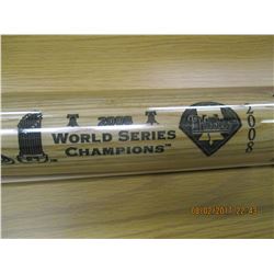 Phillies 2008 World Series Champions Baseball Bat