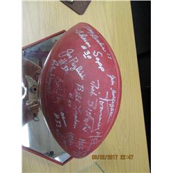 Wilson The Duke NFL Team Signed Foot Ball