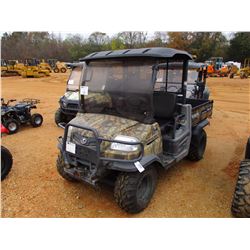 2013 KUBOTA RTV900XT SIDE BY SIDE, VIN/SN:A5KB1FDACDG03121 - 4X4, DIESEL ENGINE, CANOPY, WINDSHEILD,