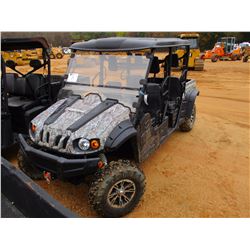 CAB CADET EPS 750 CREW SIDE BY SIDE, VIN/SN:1B256HC0031 - GAS ENGINE, DUMP BOX, WINDSHIELD, WINCH, M