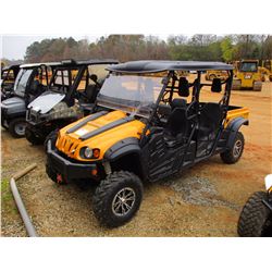 2016 CUB CADET CHALLENGER 750 SIDE BY SIDE, VIN/SN:LWGMDWZ19GA000734 - 4X4, EPS, CREW CAB, WINDSHIEL