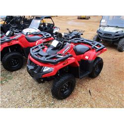 2016 ARTIC CAT ALTERRA 400 4 WHEELER, VIN/SN:RFB16ATV6GK6M0201 - ODOMETER READING 3 MILES (UNUSED)