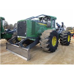 2015 JOHN DEERE 948L SKIDDER, VIN/SN:671564 - GRAPPLE, DUAL ARCH, WINCH, ECAB W/AC, 35.5L-32 TIRES (