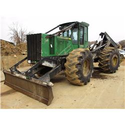 2012 JOHN DEERE 848H SKIDDER, VIN/SN:645026 - GRAPPLE, DUAL ARCH, WINCH, ECAB W/AC, 30.5L-32 TIRES, 