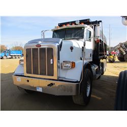 2008 PETERBILT 367 DUMP, VIN/SN:1NPTLBEXX8N764614 - TRI-AXLE, 475 HP CAT ENG, 8LL TRANS, 46K REARS, 