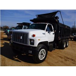1995 GMC TOP KICK DUMP, VIN/SN:1GDT7H4J3SJ526304 - T/A, CAT DIESEL ENGINE, AUTO TRANS, 40K REARS, 13