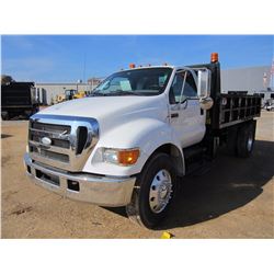 2007 FORD F750 DUMP TRUCK, VIN/SN:3FRXF75S87V514117 - S/A, CAT C7 DIESEL ENGINE, 6 SPEED TRANS, SPRI