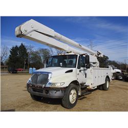 2004 INTERNATIONAL 4300 BUCKET TRUCK, VIN/SN:1HTMMAAN84H602614 - S/A, IHC DT466 ENGINE, 6 PLUS TRANS