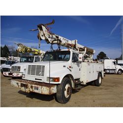 2000 INTERNATIONAL 4700 DIGGER DERRICK, VIN/SN:1HTSCAAN0YH270846 - S/A, IHC DT466E ENGINE, 6 PLUS TR