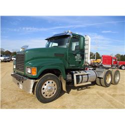2012 MACK CHU613 TRACTOR TRAILER, VIN/SN:1M1AN07Y3CM011198 - T/A, 445 HP MP8 ENG, MACK T310 10 SPD T