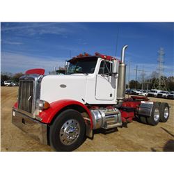 1995 PETERBILT 357 TRUCK TRACTOR, VIN/SN:1XPAPB0X7SN397199 - T/A, 475 HP CAT ENGINE, 18 SPEED TRANS,