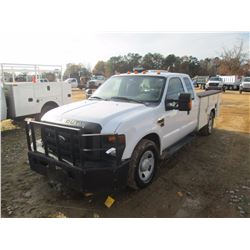 2009 FORD SERVICE TRUCK, VIN/SN:1FDSX3469EA47351 - EXTENDED CAB, POWERSTROKE DIESEL ENG, A/T, KNAPHE