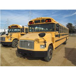 1998 FREIGHTLINER SCHOOL BUS, VIN/SN:4UZ6CFAA1WCA02888 - DIESEL ENGINE, A/T, 10R22.5 TIRES, ODOMETER
