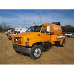 2001 CHEVROLET C6500 SEWER TRUCK, VIN/SN:1GBG6H1C71J509846 - S/A, CAT DIESEL ENGINE, AUTO TRANS, SEC