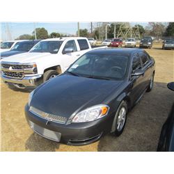 2012 CHEVROLET IMPALA SEDAN VIN/SN:2G1WF5E32C1257977 - GAS ENGINE, AUTO TRANS, (COUNTY OWNED)