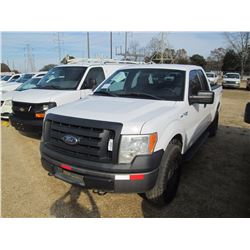 2011 FORD F150 XL PICK UP, VIN/SN:1FTEX1EMXBFB04238 - EXTENDED CAB, GAS ENGINE, AUTO TRANS, ODOMETER