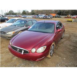 2005 BUICK LACROSE VIN/SN:2G4WC532851356540 - GAS ENGINE, A/T, ODOMETER READING 210,368 MILES