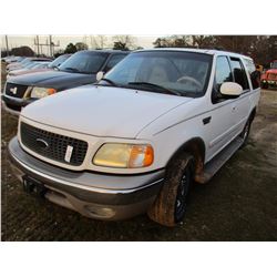 2002 FORD EXPEDITION VIN/SN:1FMRU17L92LA30497 - EDDIE BOWER EDITION, V8 GAS ENGINE, A/T, 3RD ROW SEA