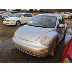 2003 VOLKSWAGEN BEETLE SEDAN, VIN/SN:3VWCK21C43M425196 - GAS ENGINE, AT/, ODOMETER READING 145,153 M