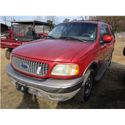 2002 FORD EXPEDITION, VIN/SN:1FMRU17L92LA45632 - GAS ENGINE, A/T