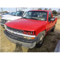 2000 CHEVROLET 1500 PICKUP, VIN/SN:1GEC14WXYZ271270 - GAS ENGINE, A/T (COUNTY OWNED)