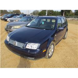 2005 VOLKSWAGON JETTA, VIN/SN:WVWSR61JX5W018017 - GAS ENG, 5 SPD TRANS, ODOMETER READING 186,396 MIL