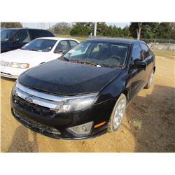 2010 FORD FUSION, VIN/SN:3FAHP0HA4AR405717 - GAS ENGINE, A/T, ODOMETER READING 132,313 MILES