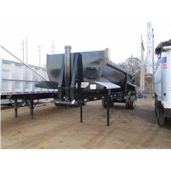 2017 BRAZOS DUMP TRAILER, VIN/SN:4B9BKDG29HH054367 - T/A, STEEL, 34' LENGTH, CENTER POINT, HYBRID SU