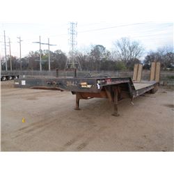 2001 ENZOY LOWBOY TRAILER, VIN/SN:D22AX603A13602987 - TRI-AXLE, 48' LENGHT, 120" WIDTH, DOVETAIL, HY