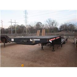 2010 KAUFMAN R25T LOWBOY TRAILER, VIN/SN:5VGFR4020AL002129 - 40' LENGTH, 101" WIDTH DOWNTAIL RAMPS, 