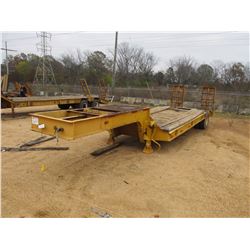 DORSEY MK15 LOWBOY TRAILER, VIN/SN:19448 - S/A, 22' WELL, 32' OVERALL LENGTH, 95" WIDTH, DOVETAIL, 1