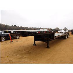 2018 PITTS DF53 STEP DECK TRAILER, VIN/SN:5JYDF4325JEP08700 - T/A, 53' LENGTH, DOVETAIL, RAMPS, SPRE