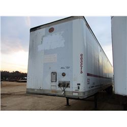 GREAT DANE VAN TRAILER, - T/A, 53' LENGTH, BARN DOORS, 275/80R22.5 TIRES (BILL OF SALE ONLY)