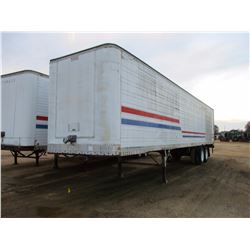 1969 GREAT DANE 225T BOX VAN, VIN/SN:43867 - T/A, 45' LENGTH, ROLL UP DOOR, 11R24.5 TIRES