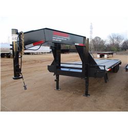 CALIBER 32 GOOSENECK TRAILER, VIN/SN:57BGH8322H1030672 - T/A, 32' LENGTH, 102" WIDTH, DOVETAIL, RAMP