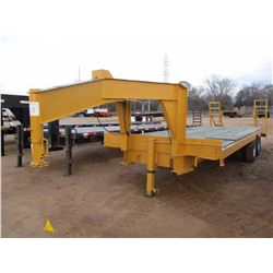 1993 GOOSENECK TRAILER, VIN/SN:FB242010474138 - DUAL T/A, 24' LENGTH, DOVETAIL, RAMPS