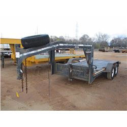 GOOSENECK TRAILER, - 81" WIRE, 17' LENGTH, TILT (COUNTY OWNED)